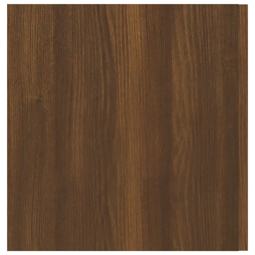 Berkfield Wall Mounted Cabinet Brown Oak 80x39x40 cm Engineered Wood
