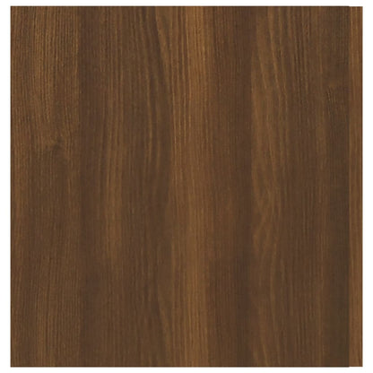 Berkfield Wall Mounted Cabinet Brown Oak 80x39x40 cm Engineered Wood
