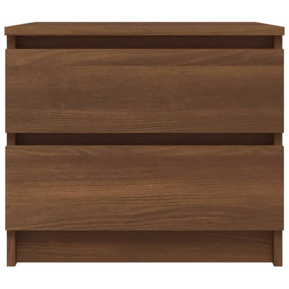 Berkfield Bed Cabinets 2 pcs Brown Oak 50x39x43.5 cm Engineered Wood