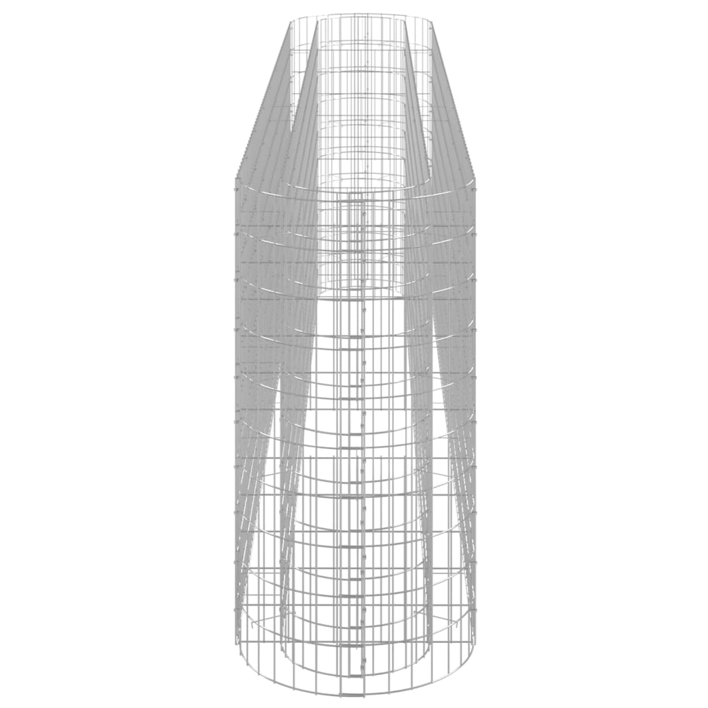 Berkfield Gabion Raised Bed Galvanised Iron 330x50x100 cm