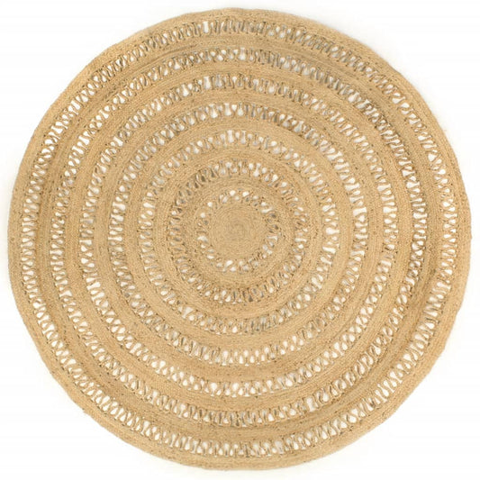 Berkfield Handmade Rug Braided Jute 210 cm