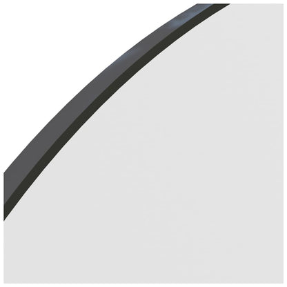 Berkfield Mirror with LED Lights 40x20 cm Glass Oval