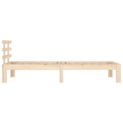Berkfield Bed Frame Solid Wood 90x190 cm Single