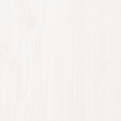 Berkfield Bed Frame White Solid Wood 120x200 cm