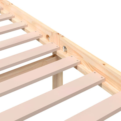 Berkfield Bed Frame Solid Wood 90x190 cm Single