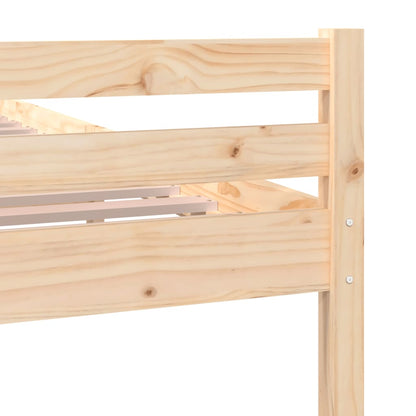 Berkfield Bed Frame Solid Wood 100x200 cm