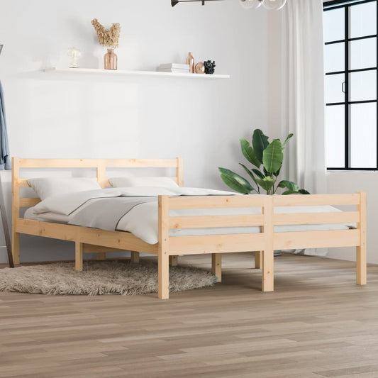 Berkfield Bed Frame Solid Wood 160x200 cm