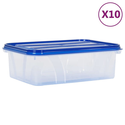 Berkfield Food Storage Containers with Lids 10 pcs PP