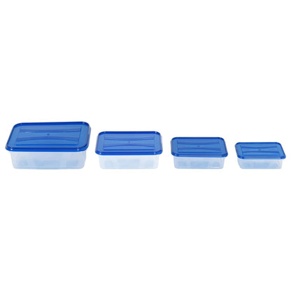 Berkfield Food Storage Containers with Lids 10 pcs PP