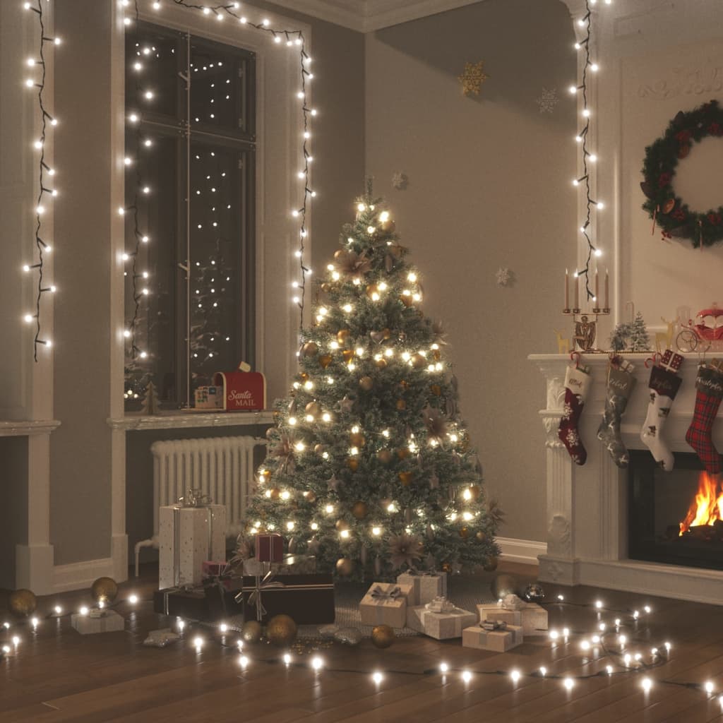 Berkfield LED String with 300 LEDs Cold White 30 m PVC