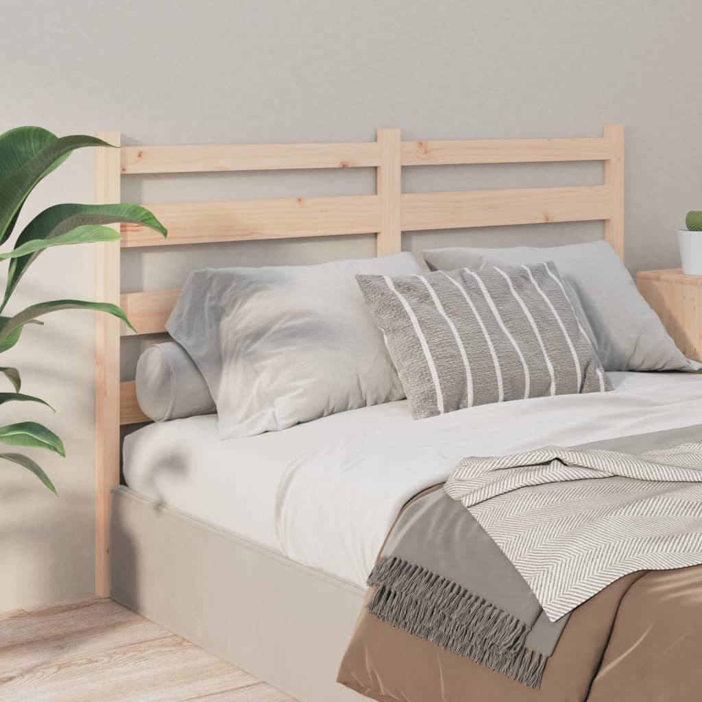 Berkfield Bed Headboard 126x4x100 cm Solid Wood Pine
