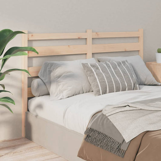 Berkfield Bed Headboard 146x4x100 cm Solid Wood Pine