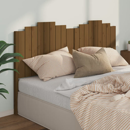 Berkfield Bed Headboard Honey Brown 186x4x110 cm Solid Wood Pine