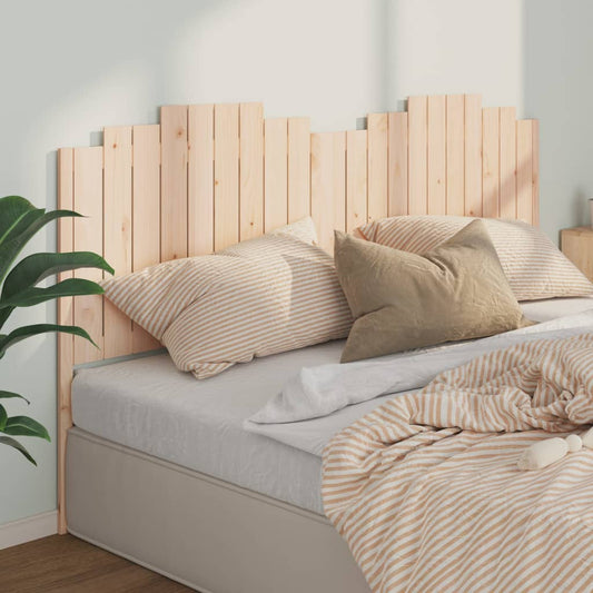 Berkfield Bed Headboard 206x4x110 cm Solid Wood Pine