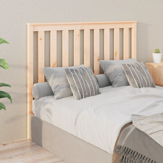 Berkfield Bed Headboard 126x6x101 cm Solid Wood Pine