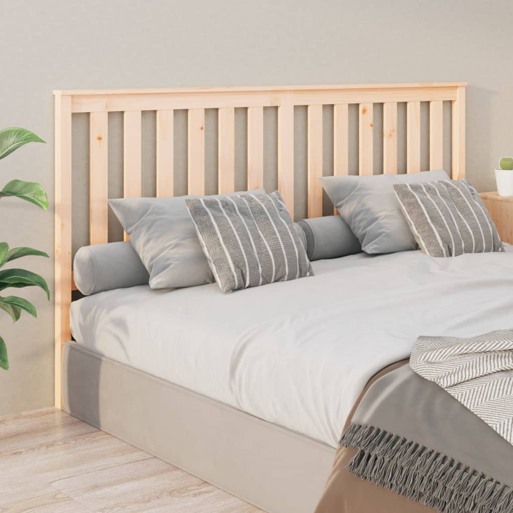 Berkfield Bed Headboard 186x6x101 cm Solid Wood Pine