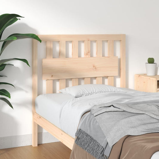 Berkfield Bed Headboard 95.5x4x100 cm Solid Wood Pine