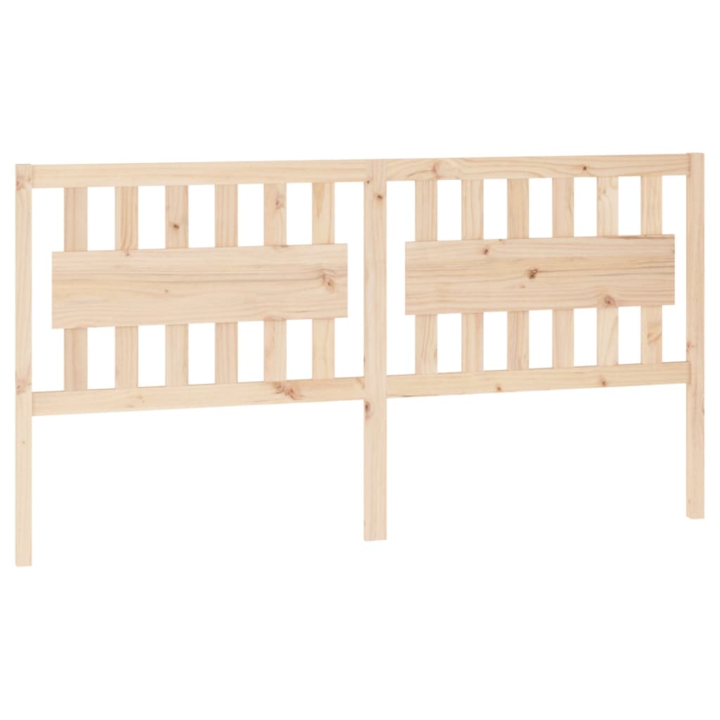 Berkfield Bed Headboard 185.5x4x100 cm Solid Wood Pine