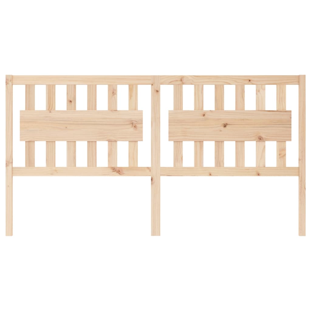 Berkfield Bed Headboard 185.5x4x100 cm Solid Wood Pine