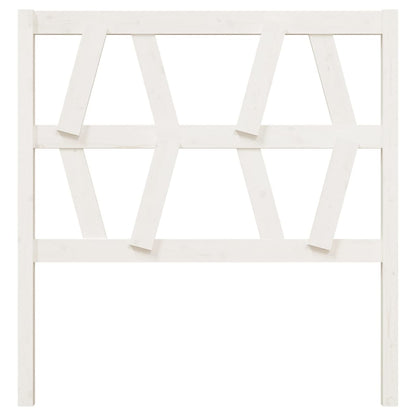 Berkfield Bed Headboard White 96x4x100 cm Solid Wood Pine