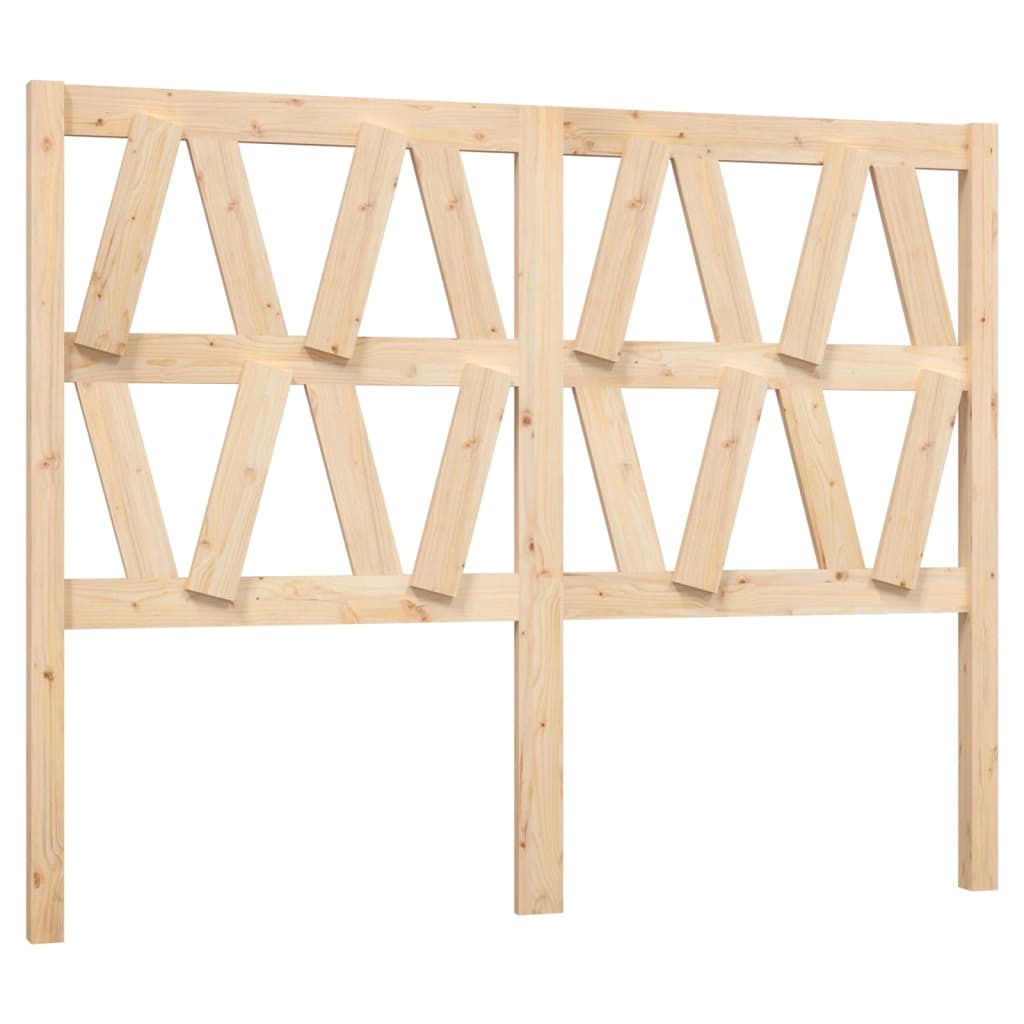 Berkfield Bed Headboard 141x4x100 cm Solid Wood Pine
