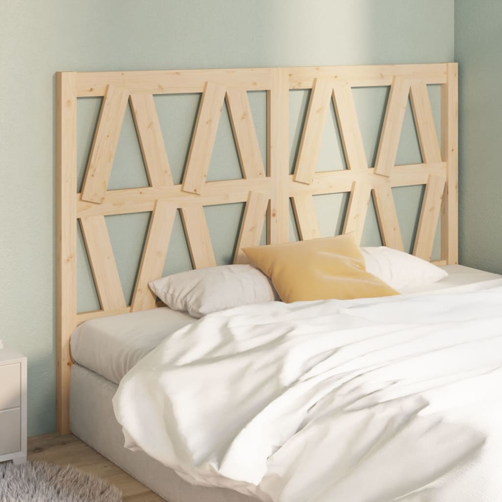 Berkfield Bed Headboard 141x4x100 cm Solid Wood Pine