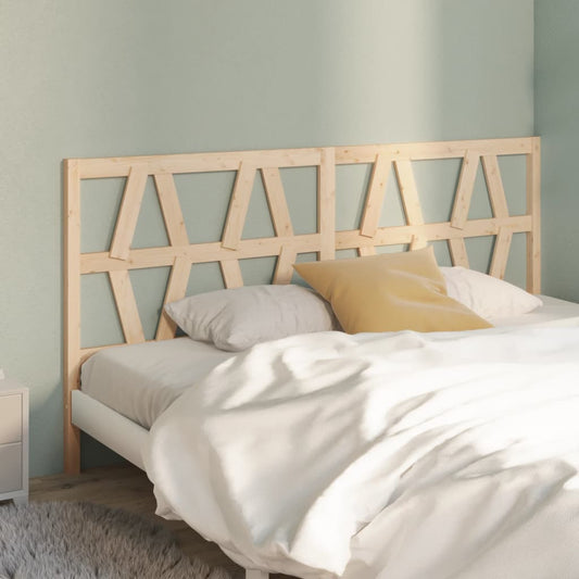 Berkfield Bed Headboard 206x4x100 cm Solid Wood Pine