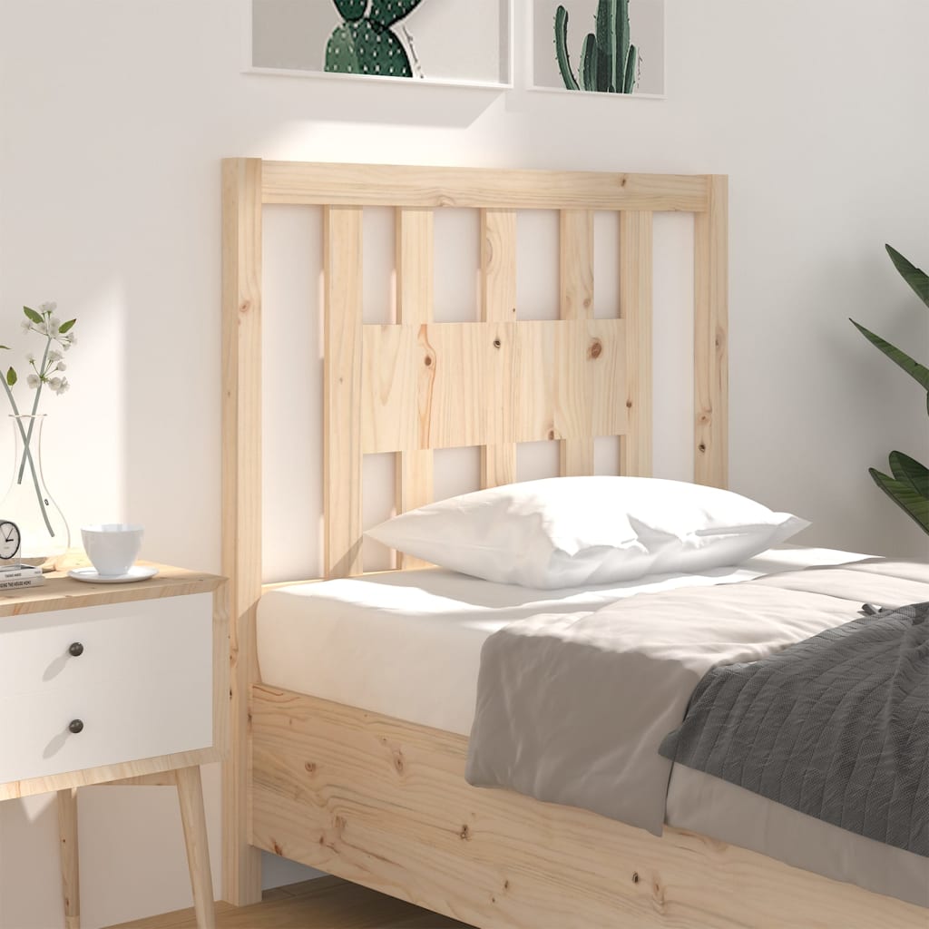 Berkfield Headboard 81x4x100 cm Solid Wood Pine