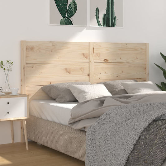 Berkfield Headboard 206x4x100 cm Solid Wood Pine