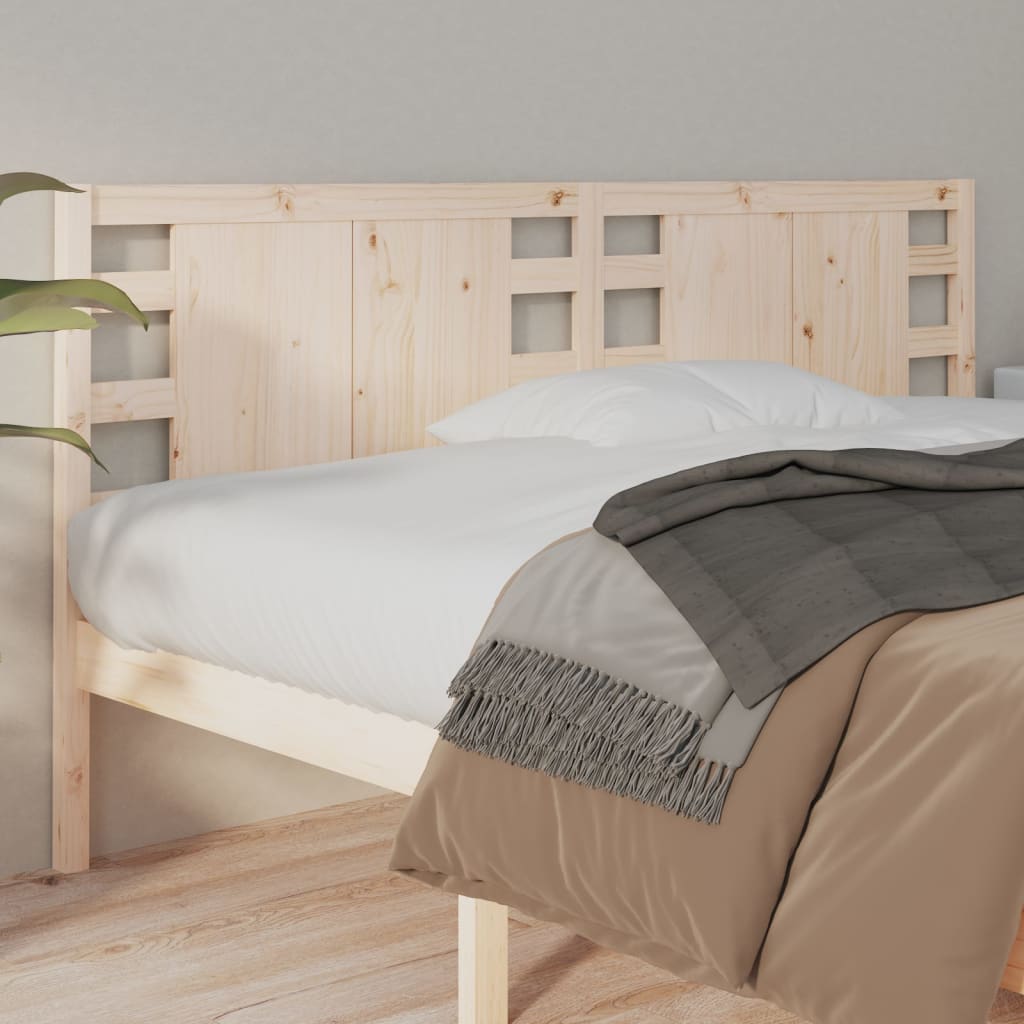 Berkfield Headboard 141x4x100 cm Solid Wood Pine