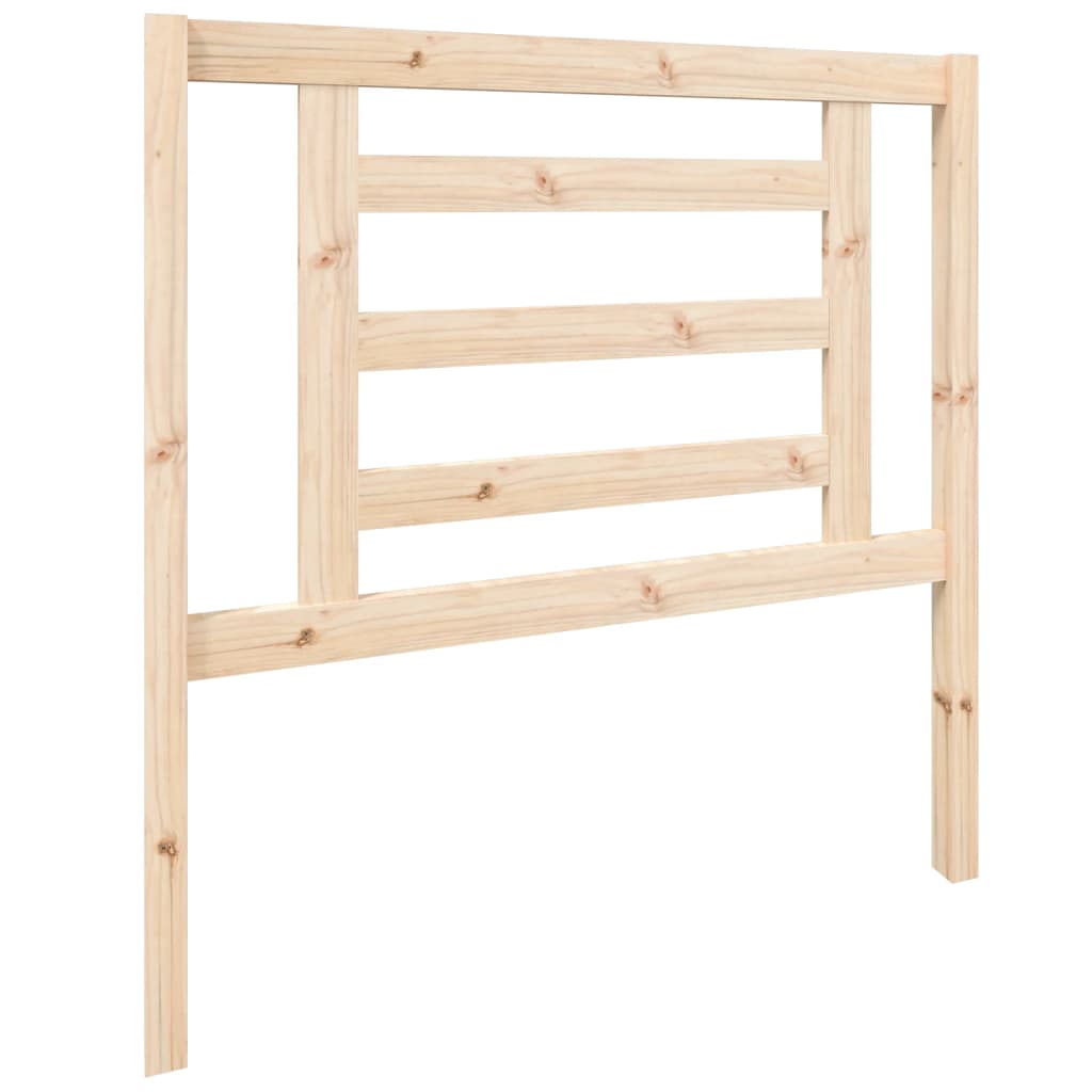 Berkfield Bed Headboard 96x4x100 cm Solid Wood Pine
