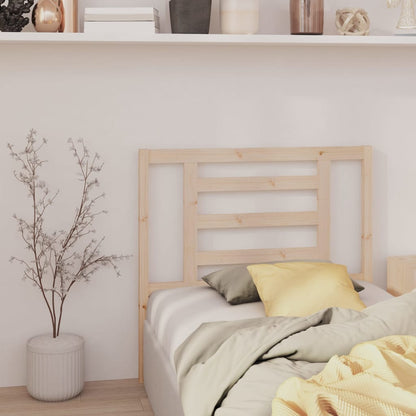 Berkfield Bed Headboard 96x4x100 cm Solid Wood Pine