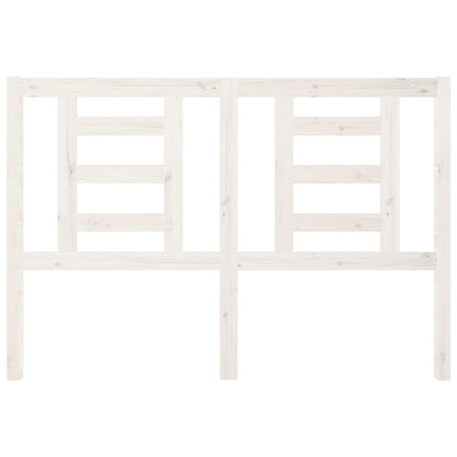 Berkfield Bed Headboard White 146x4x100 cm Solid Wood Pine