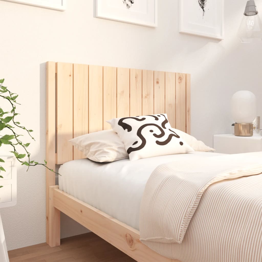 Berkfield Bed Headboard 105.5x4x100 cm Solid Wood Pine