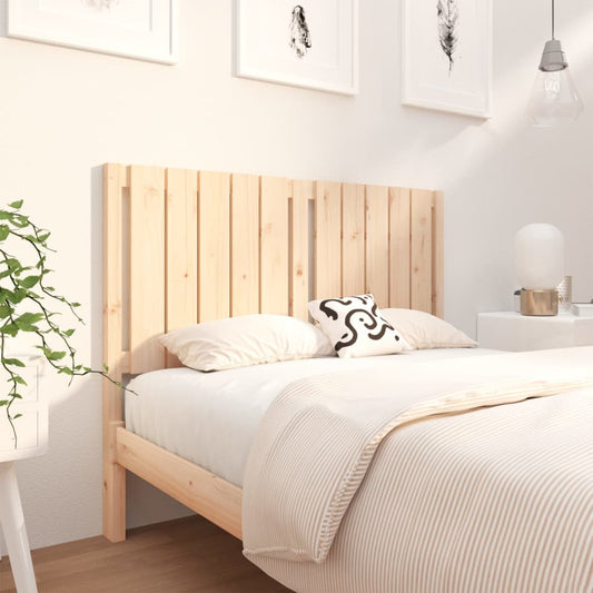 Berkfield Bed Headboard 125.5x4x100 cm Solid Wood Pine