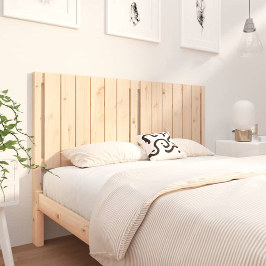 Berkfield Bed Headboard 140.5x4x100 cm Solid Wood Pine