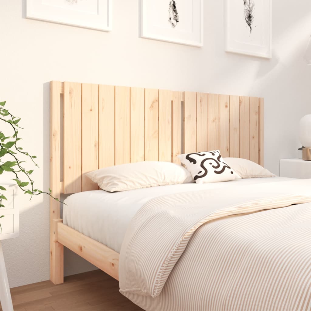 Berkfield Bed Headboard 155.5x4x100 cm Solid Wood Pine