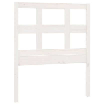 Berkfield Bed Headboard White 80.5x4x100 cm Solid Wood Pine