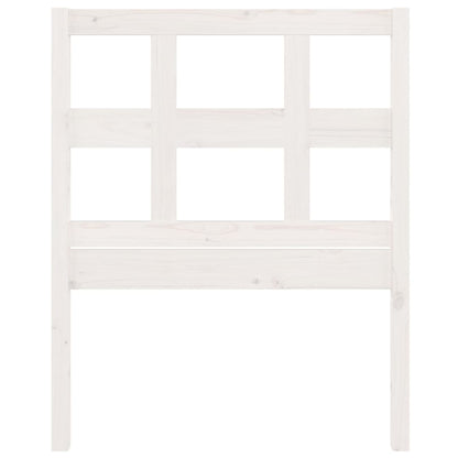 Berkfield Bed Headboard White 80.5x4x100 cm Solid Wood Pine