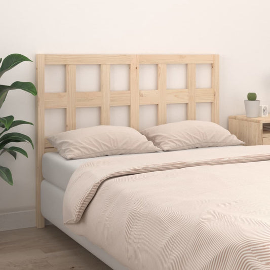 Berkfield Bed Headboard 125.5x4x100 cm Solid Wood Pine