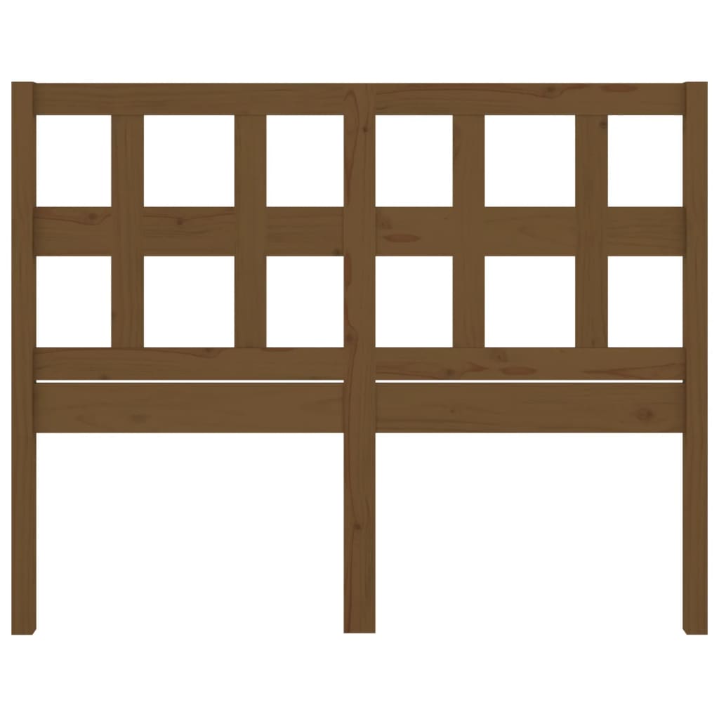 Berkfield Bed Headboard Honey Brown 140.5x4x100 cm Solid Wood Pine