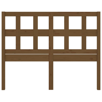 Berkfield Bed Headboard Honey Brown 140.5x4x100 cm Solid Wood Pine