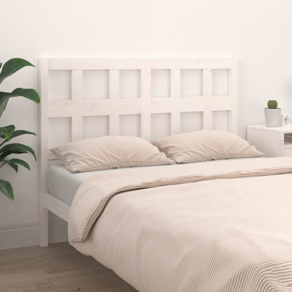 Berkfield Bed Headboard White 155.5x4x100 cm Solid Wood Pine