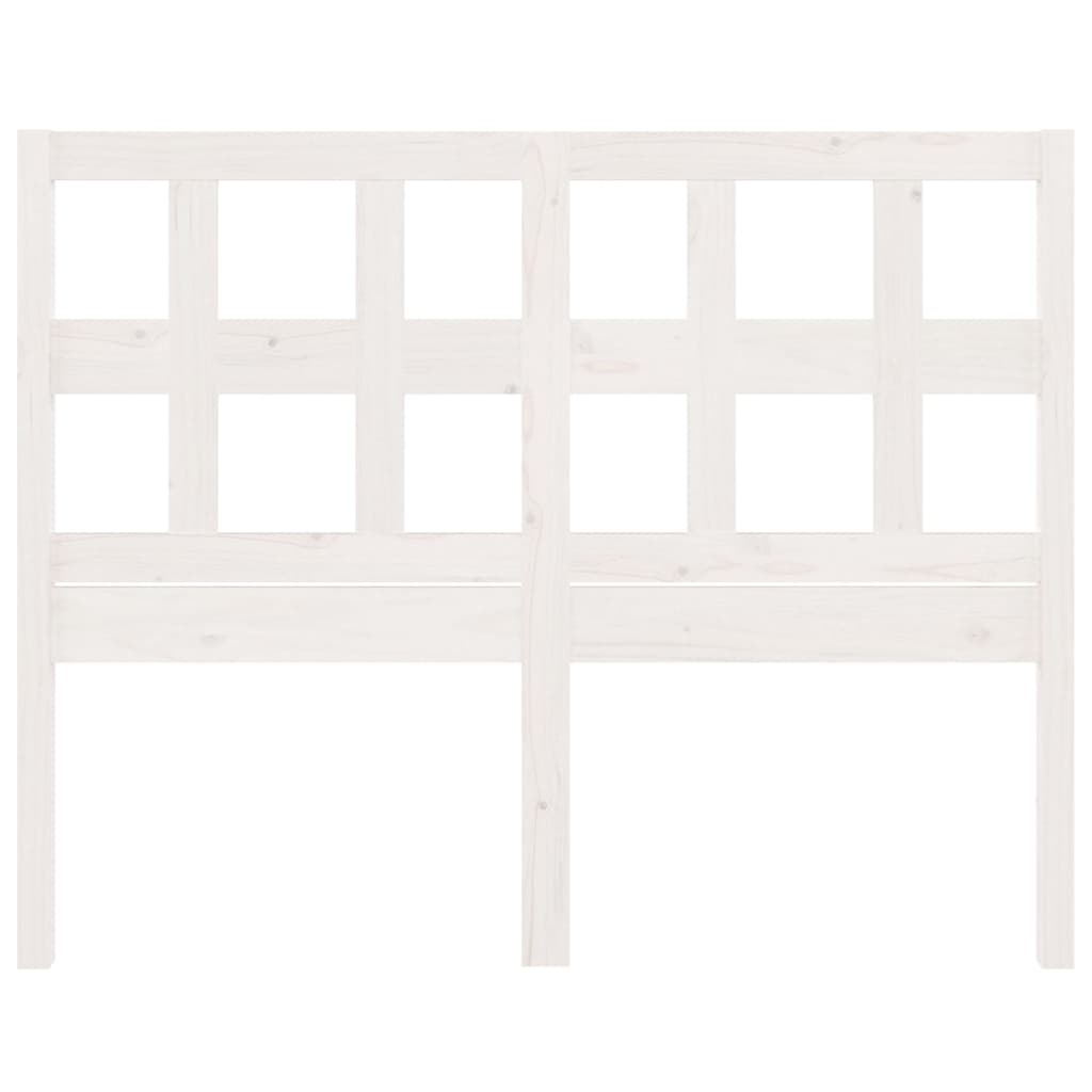 Berkfield Bed Headboard White 155.5x4x100 cm Solid Wood Pine