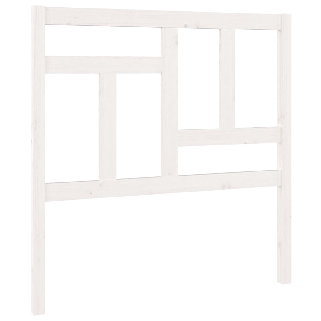 Berkfield Bed Headboard White 95.5x4x100 cm Solid Wood Pine