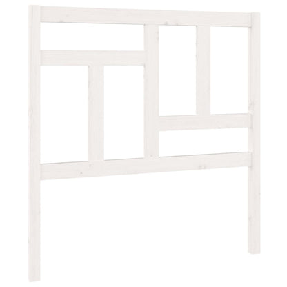 Berkfield Bed Headboard White 95.5x4x100 cm Solid Wood Pine