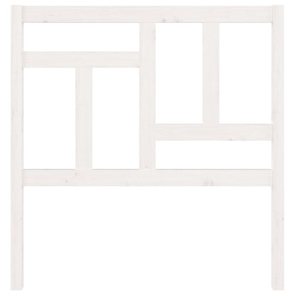 Berkfield Bed Headboard White 95.5x4x100 cm Solid Wood Pine