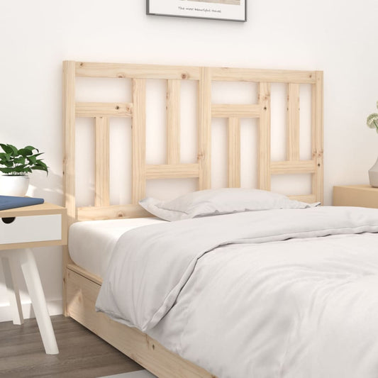 Berkfield Bed Headboard 125.5x4x100 cm Solid Wood Pine
