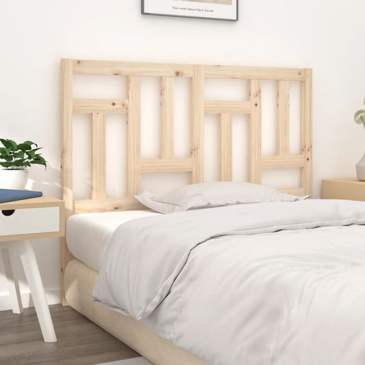 Berkfield Bed Headboard 140.5x4x100 cm Solid Wood Pine