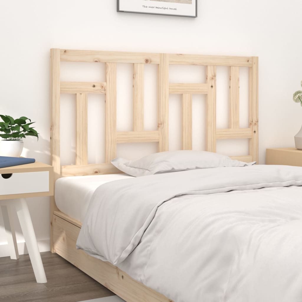 Berkfield Bed Headboard 205.5x4x100 cm Solid Wood Pine